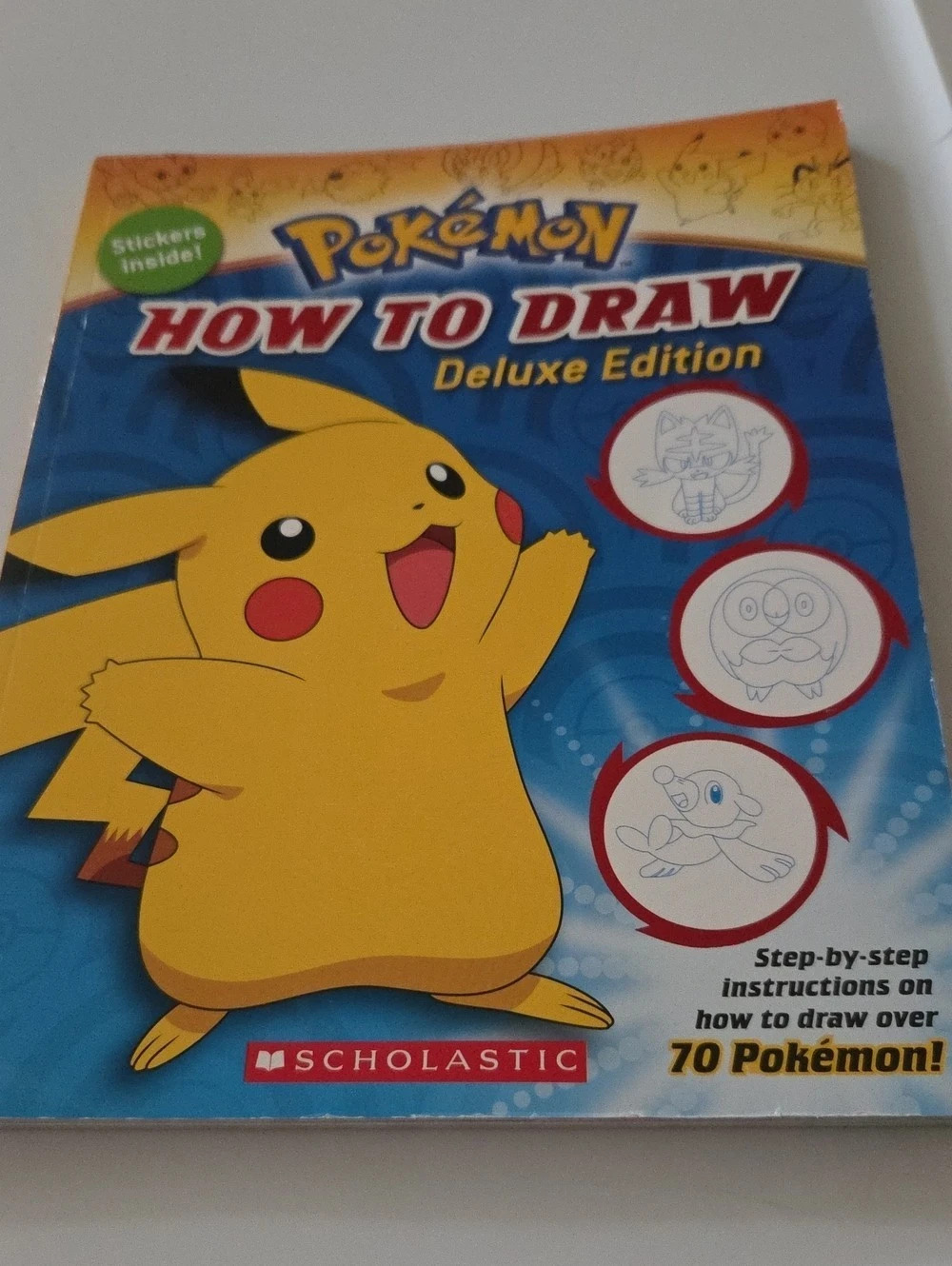 Scholastic (3) How to Draw and 1 Pokémon Activity Book